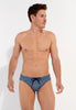 Anglet Swim Mini Briefs | Turquoise Print 402982-I0PF
