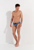 Anglet Swim Mini Briefs | Turquoise Print 402982-I0PF