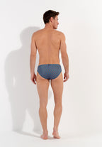 Anglet Swim Mini Briefs | Turquoise Print 402982-I0PF