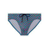 Anglet Swim Mini Briefs | Turquoise Print 402982-I0PF