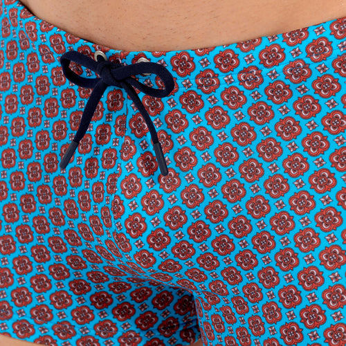 Anglet Swim Shorts | Turquoise Print 402983-I0PF