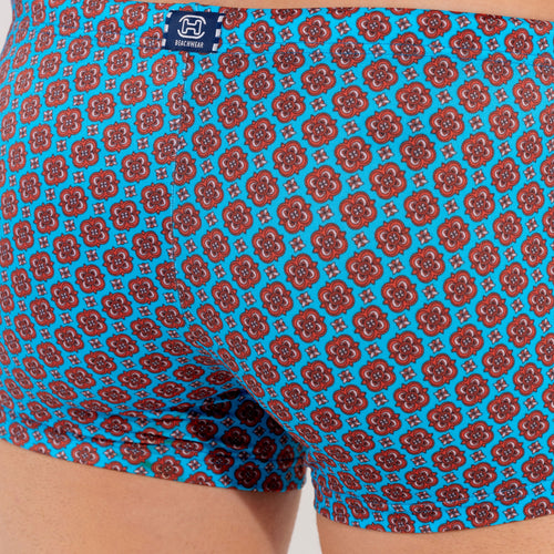 Anglet Swim Shorts | Turquoise Print 402983-I0PF