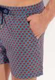 Anglet Beach Boxer | Turquoise Print 402984-I0PF