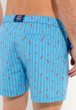 Espelette Beach Boxer | Turquoise Print 402993-I0PF