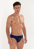 Summer Swim Mini Briefs | Navy Print 402994-I0RA