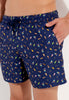 Summer Beach Boxer | Navy Print 402996-I0RA