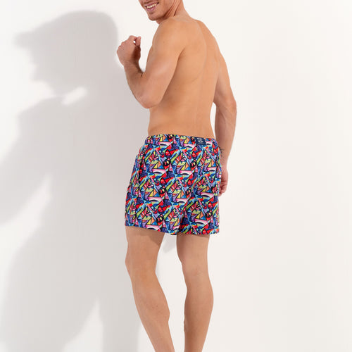 Idylle Beach Boxer | Multico Print 403005-P023