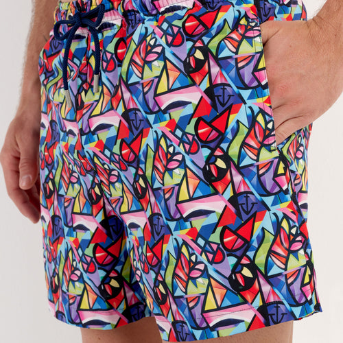 Idylle Beach Boxer | Multico Print 403005-P023