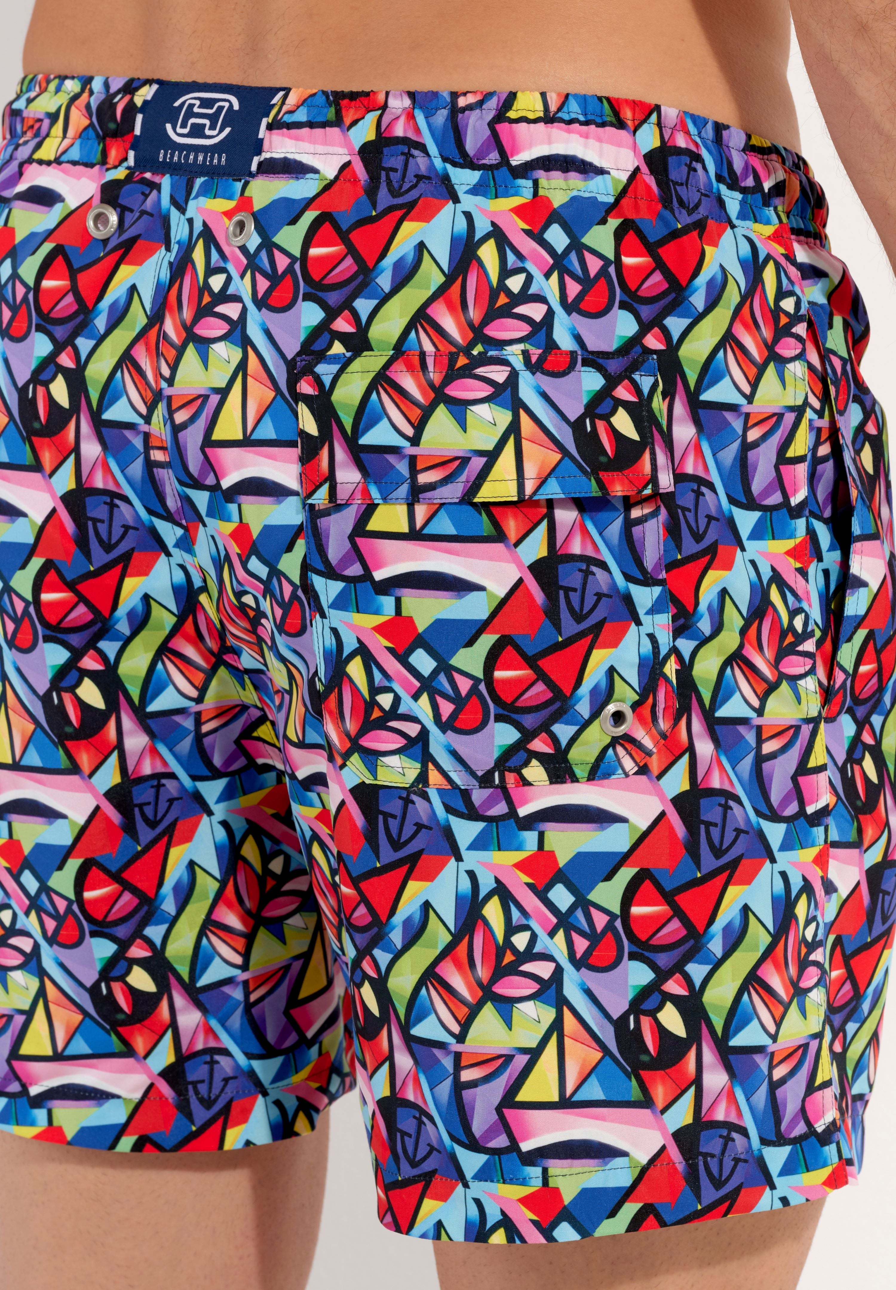 Idylle Beach Boxer | Multico Print 403005-P023