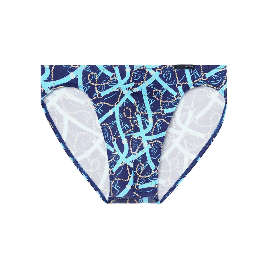 Funky Styles Comfort Micro Briefs | Navy Blue Prin 403011-P0NB