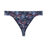 Funky Styles Thong | Navy Blue Print 403042-P0NB