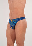 Funky Styles Thong | Navy Print 403042-P0RA