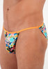Funky Styles Tanga Briefs | Orange Print 403043-P0JX