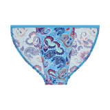 Funky Styles Tanga Briefs | Turquoise Print 403043-P0PF