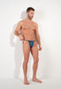 Funky Styles Tanga Briefs | Navy Print 403043-P0RA