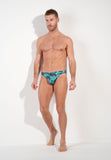 Funky Styles Comfort Micro Briefs | Blue Print 403044-I0BI