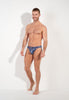 Funky Styles Comfort Micro Briefs | Navy Blue Print 403044-P0NB