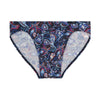 Funky Styles Comfort Micro Briefs | Navy Blue Print 403044-P0NB