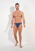 Funky Styles Comfort Micro Briefs | Navy Print 403044-P0RA