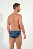 Funky Styles Comfort Micro Briefs | Navy Print 403044-P0RA