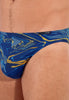 Funky Styles Comfort Micro Briefs | Navy Print 403044-P0RA