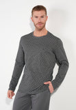 Waldorf Long Sleepwear | Grey Print 403054-I0ZU