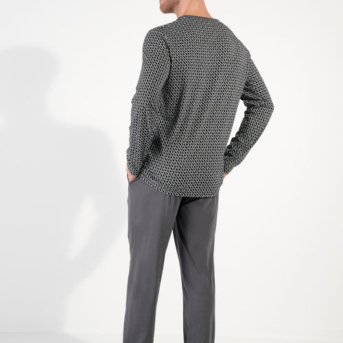 Waldorf Long Sleepwear | Grey Print 403054-I0ZU