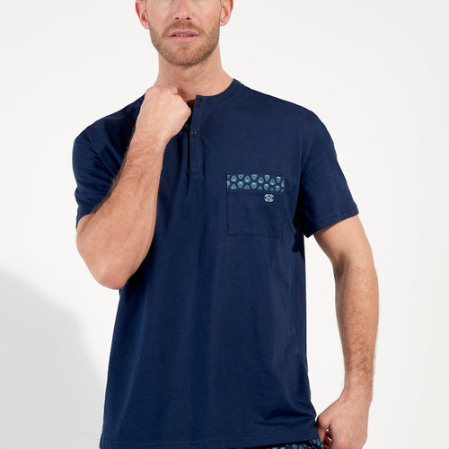 Cairo Short Sleepwear | Navy Print 403055-P0RA