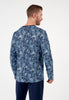 Compiegne Long Sleepwear | Navy Print 403057-P0RA