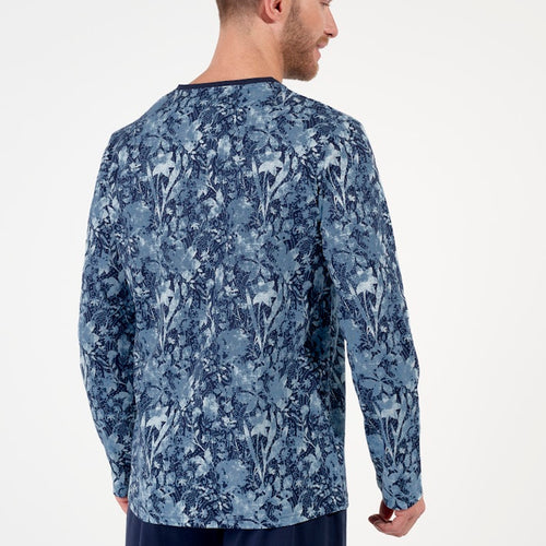 Compiegne Long Sleepwear | Navy Print 403057-P0RA