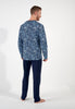 Compiegne Long Sleepwear | Navy Print 403057-P0RA