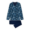 Compiegne Long Sleepwear | Navy Print 403057-P0RA