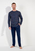 Broceliande Long Sleepwear | Navy Print 403060-I0RA