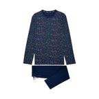 Broceliande Long Sleepwear | Navy Print 403060-I0RA