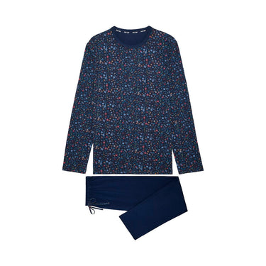 Broceliande Long Sleepwear | Navy Print 403060-I0RA
