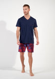 Bouquet Short Sleepwear | Bordeaux Print 403061-P0ZQ