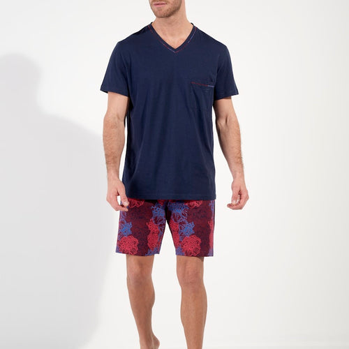 Bouquet Short Sleepwear | Bordeaux Print 403061-P0ZQ