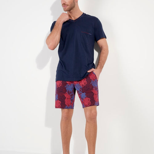 Bouquet Short Sleepwear | Bordeaux Print 403061-P0ZQ
