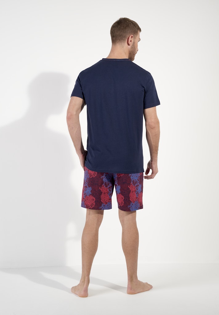 Bouquet Short Sleepwear | Bordeaux Print 403061-P0ZQ