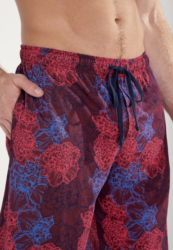 Bouquet Short Sleepwear | Bordeaux Print 403061-P0ZQ