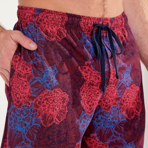 Bouquet Short Sleepwear | Bordeaux Print 403061-P0ZQ