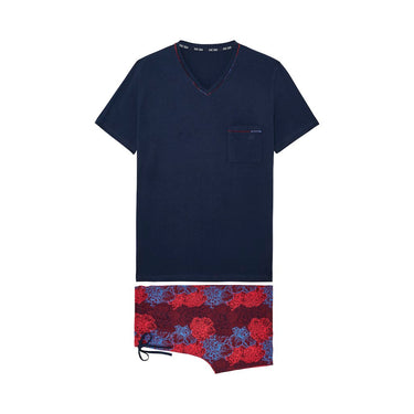 Bouquet Short Sleepwear | Bordeaux Print 403061-P0ZQ