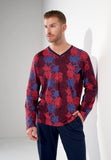 Bouquet Long Sleepwear | Bordeaux Print 403062-P0ZQ