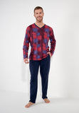 Bouquet Long Sleepwear | Bordeaux Print 403062-P0ZQ