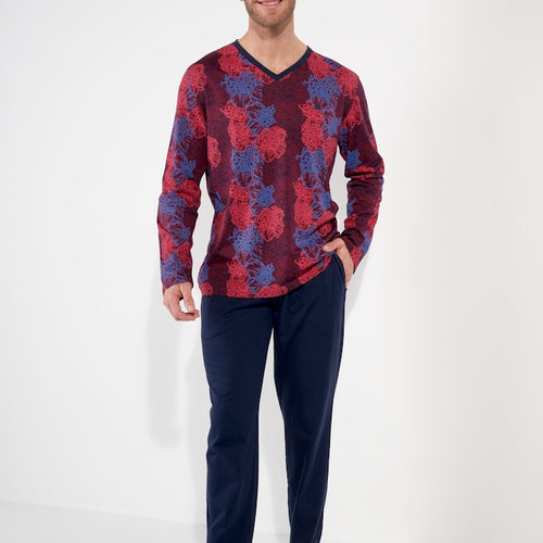 Bouquet Long Sleepwear | Bordeaux Print 403062-P0ZQ