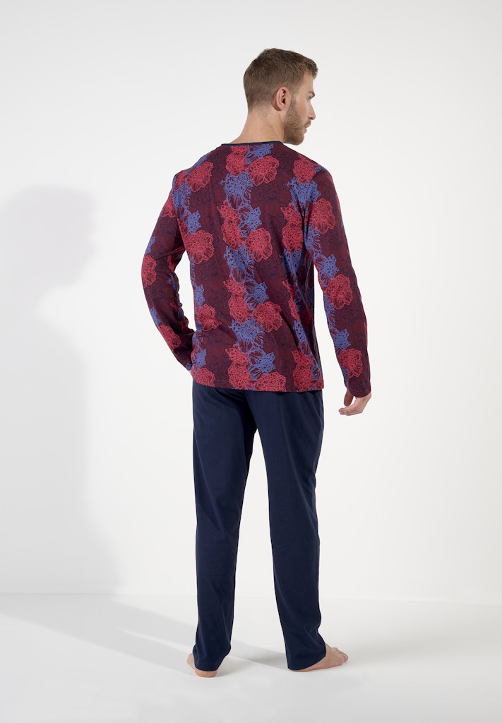 Bouquet Long Sleepwear | Bordeaux Print 403062-P0ZQ