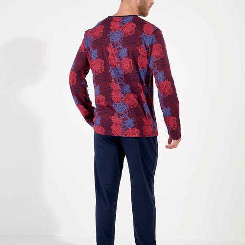 Bouquet Long Sleepwear | Bordeaux Print 403062-P0ZQ
