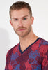 Bouquet Long Sleepwear | Bordeaux Print 403062-P0ZQ