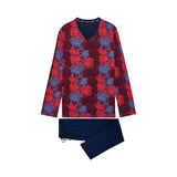 Bouquet Long Sleepwear | Bordeaux Print 403062-P0ZQ