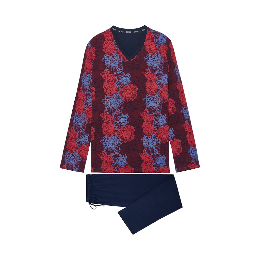Bouquet Long Sleepwear | Bordeaux Print 403062-P0ZQ